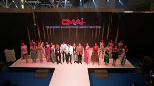 Dignitaries at the FABRICS, ACCESSORIES, AND BEYOND (FAB) show is the largest Fair showcasing the entire Supply Chain to the Garment Manufacturers organised by The Clothing Manufacturers Association Of India (CMAI)